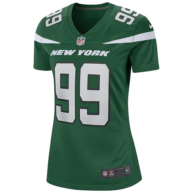 Zennovawear Women's New York Jets Mark Gastineau Gotham Green Game Retired Player Jersey