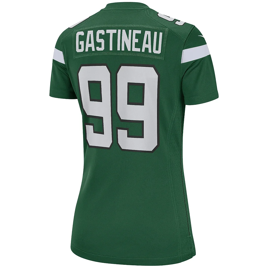 Zennovawear Women's New York Jets Mark Gastineau Gotham Green Game Retired Player Jersey