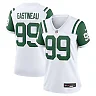 Zennovawear Women's New York Jets Mark Gastineau White Classic Alternate Retired Player Game Jersey