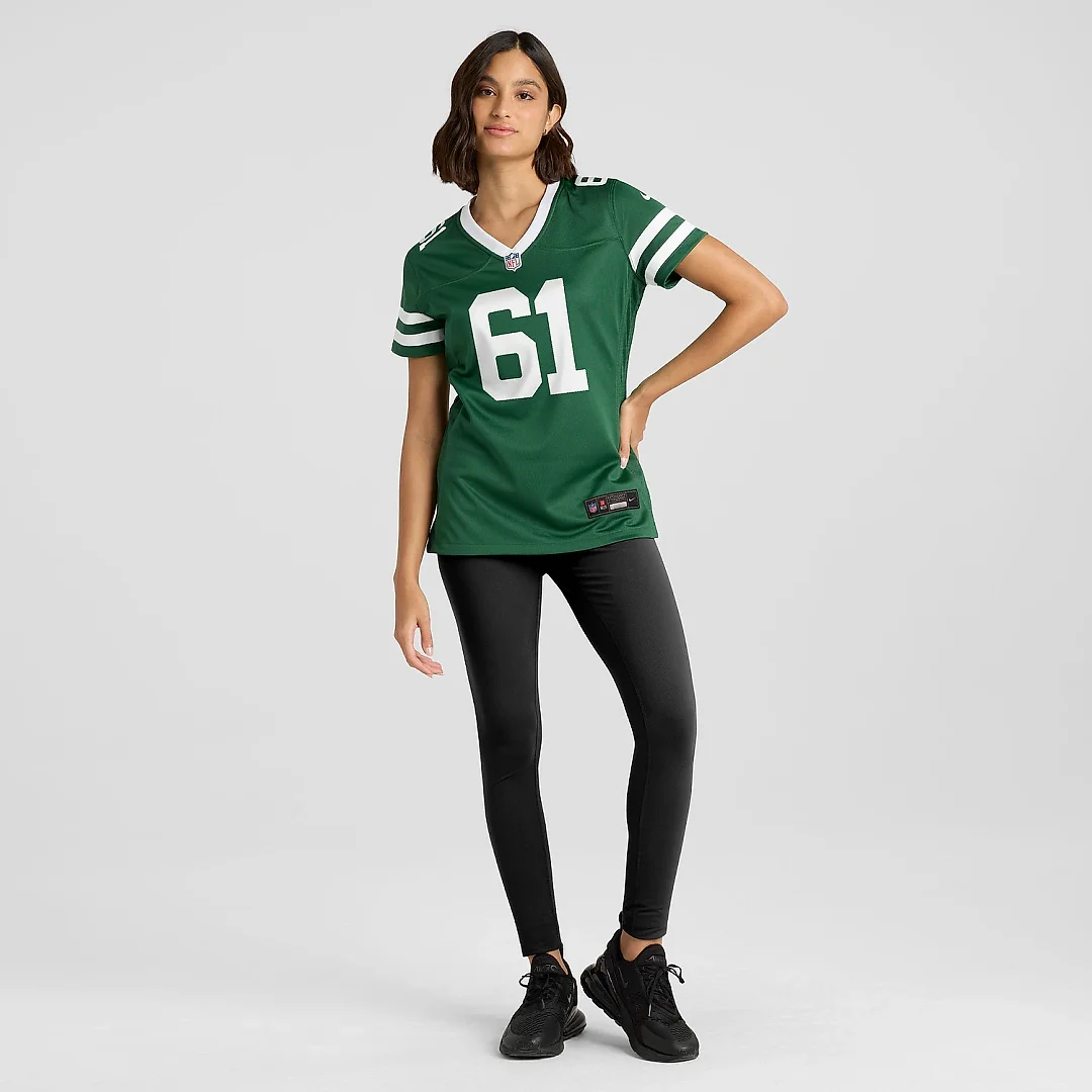 Zennovawear Women's New York Jets Max Mitchell Legacy Green Team Game Jersey