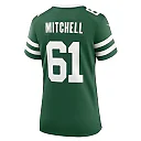 Zennovawear Women's New York Jets Max Mitchell Legacy Green Team Game Jersey