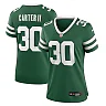 Zennovawear Women's New York Jets Michael Carter II Legacy Green Team Game Jersey