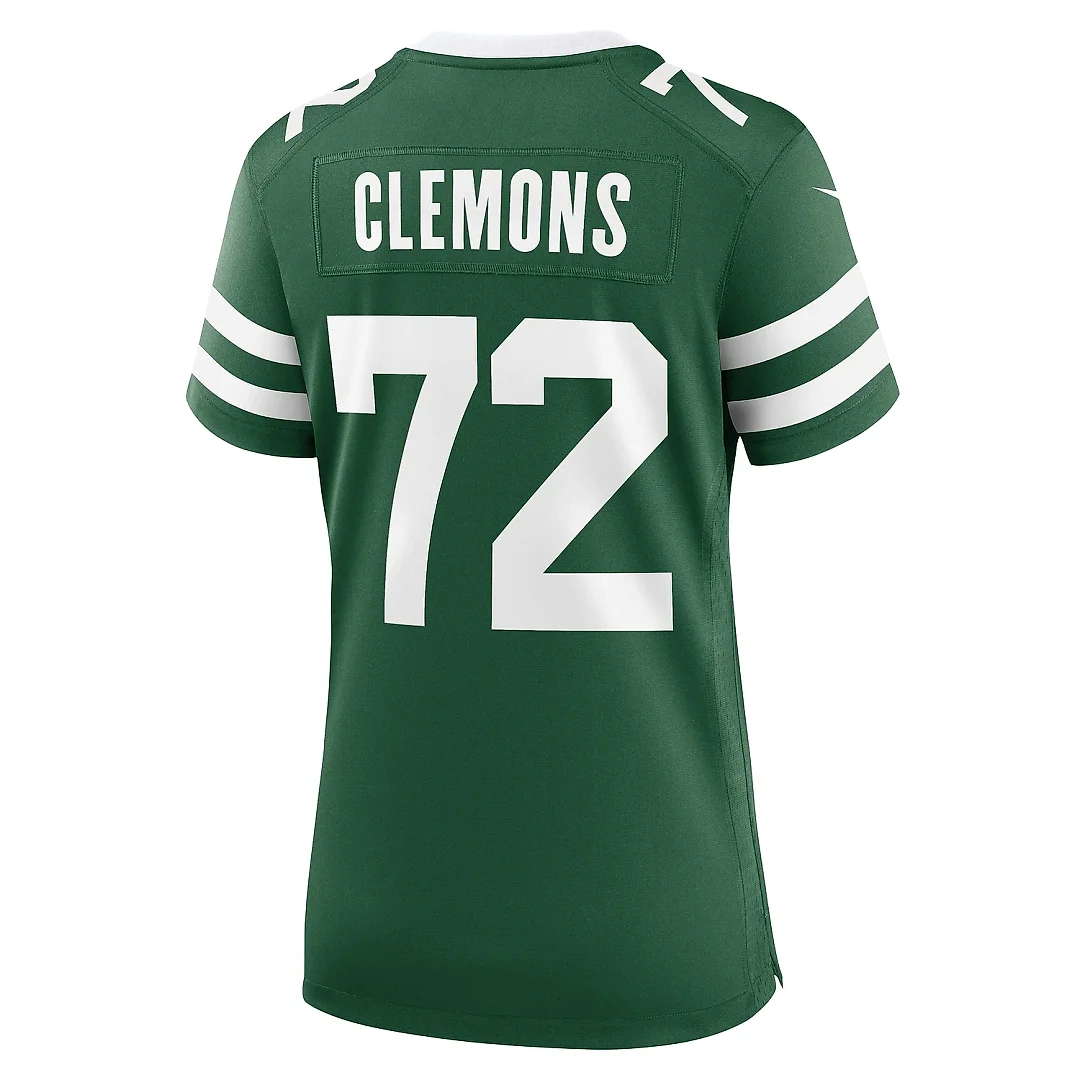 Zennovawear Women's New York Jets Micheal Clemons Legacy Green Team Game Jersey