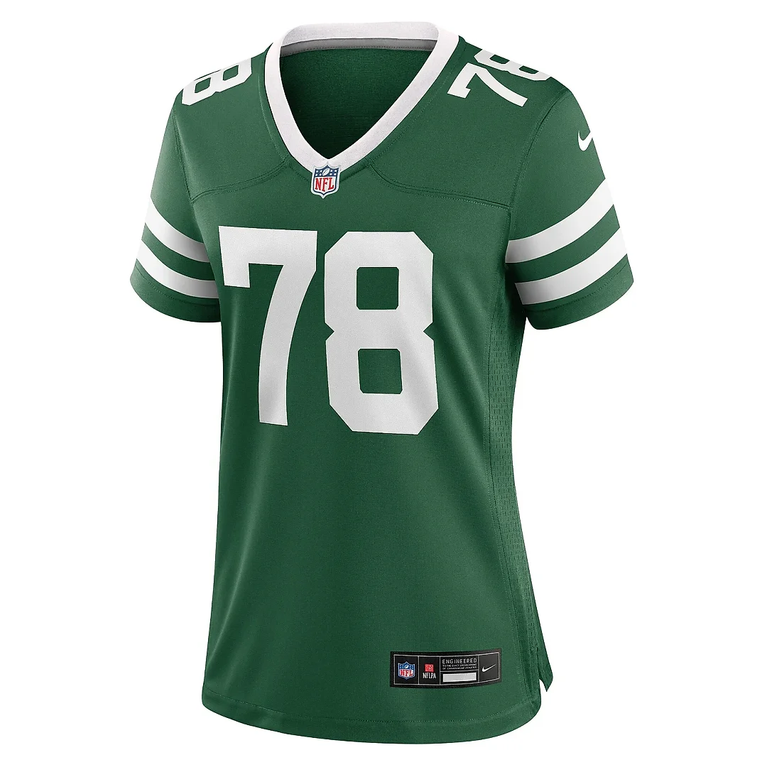 Zennovawear Women's New York Jets Morgan Moses Legacy Green Game Jersey