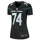 Zennovawear Women's New York Jets Nick Mangold Black Retired Player Jersey