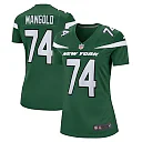 Zennovawear Women's New York Jets Nick Mangold Gotham Green Retired Player Jersey