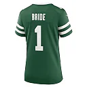 Zennovawear Women's New York Jets Number 1 Bride Legacy Green Game Jersey