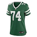 Zennovawear Women's New York Jets Olu Fashanu Legacy Green Team Game Jersey