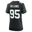Zennovawear Women's New York Jets Quinnen Williams Legacy Black Alternate Game Jersey