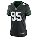 Zennovawear Women's New York Jets Quinnen Williams Legacy Black Alternate Game Jersey