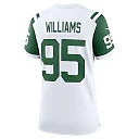 Zennovawear Women's New York Jets Quinnen Williams White Classic Alternate Game Jersey