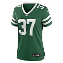 Zennovawear Women's New York Jets Qwan'tez Stiggers Legacy Green Team Game Jersey
