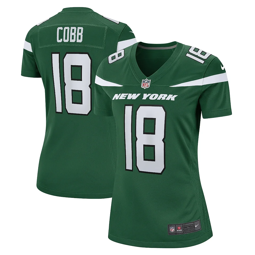 Zennovawear Women's New York Jets Randall Cobb Gotham Green Game Jersey