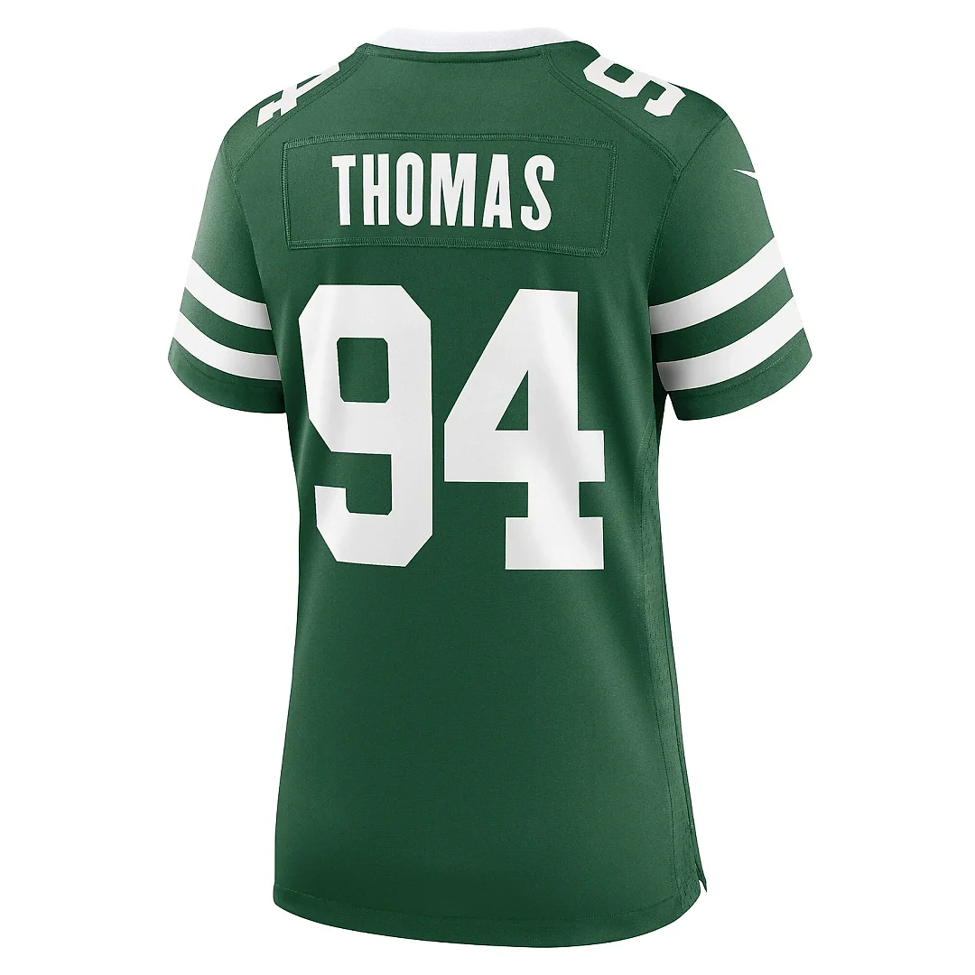 Zennovawear Women's New York Jets Solomon Thomas Legacy Green Team Game Jersey