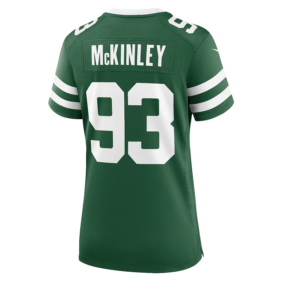 Zennovawear Women's New York Jets Takk McKinley Legacy Green Team Game Jersey