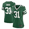 Zennovawear Women's New York Jets Tarik Cohen Legacy Green Team Game Jersey