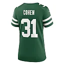 Zennovawear Women's New York Jets Tarik Cohen Legacy Green Team Game Jersey