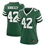 Zennovawear Women's New York Jets Thomas Hennessy Legacy Green Team Game Jersey