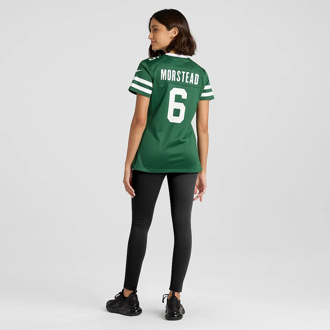 Zennovawear Women's New York Jets Thomas Morstead Legacy Green Team Game Jersey