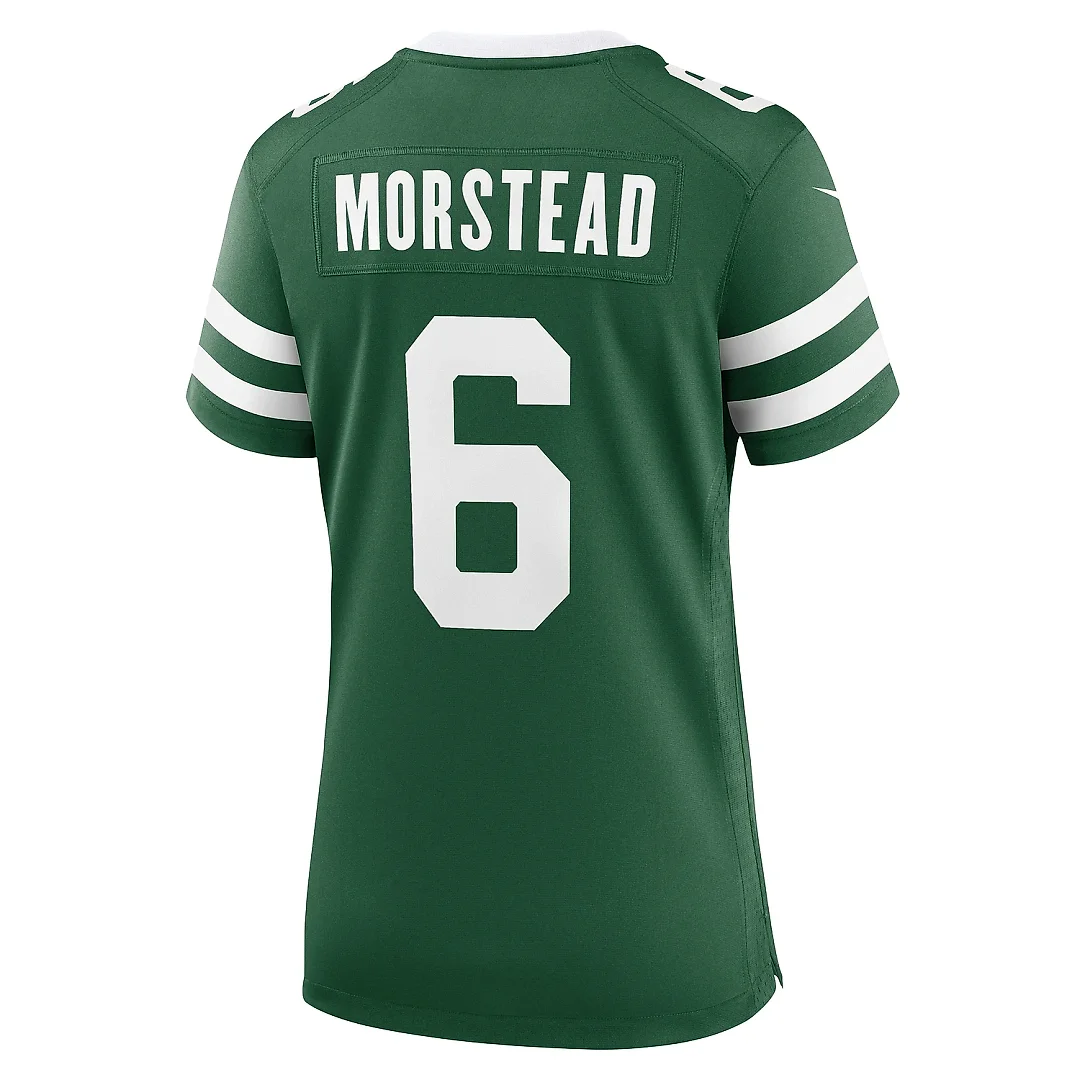 Zennovawear Women's New York Jets Thomas Morstead Legacy Green Team Game Jersey
