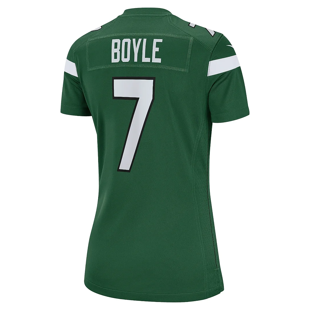 Zennovawear Women's New York Jets Tim Boyle Gotham Green Game Jersey