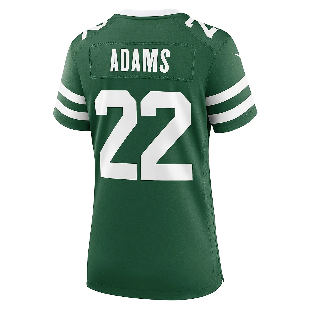 Zennovawear Women's New York Jets Tony Adams Legacy Green Team Game Jersey