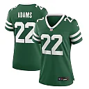 Zennovawear Women's New York Jets Tony Adams Legacy Green Team Game Jersey