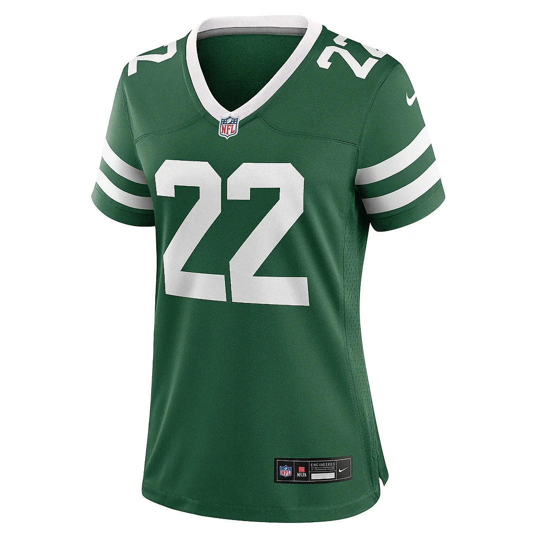Zennovawear Women's New York Jets Tony Adams Legacy Green Team Game Jersey