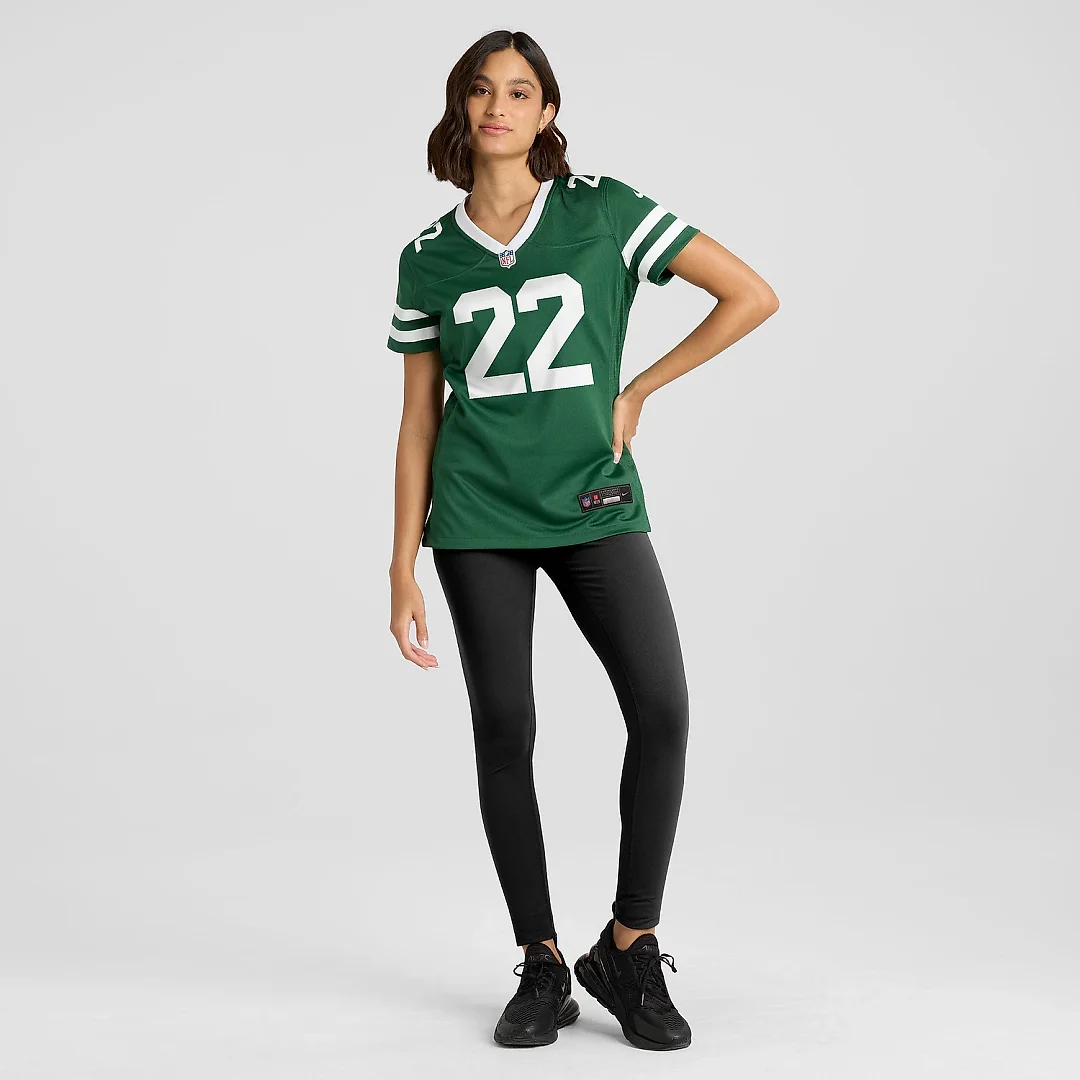 Zennovawear Women's New York Jets Tony Adams Legacy Green Team Game Jersey