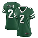 Zennovawear Women's New York Jets Tyrod Taylor Legacy Green Team Game Jersey