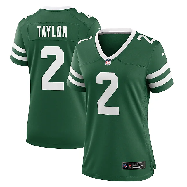 Zennovawear Women's New York Jets Tyrod Taylor Legacy Green Team Game Jersey