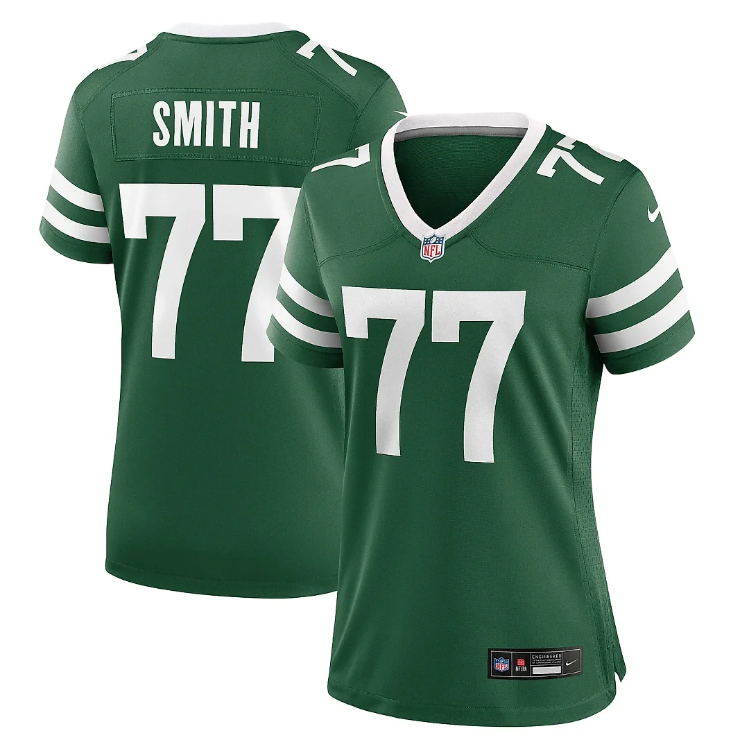 Zennovawear Women's New York Jets Tyron Smith Legacy Green Game Jersey
