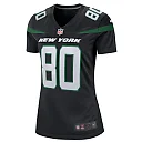 Zennovawear Women's New York Jets Wayne Chrebet Black Retired Player Jersey