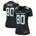 Zennovawear Women's New York Jets Wayne Chrebet Black Retired Player Jersey