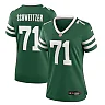 Zennovawear Women's New York Jets Wes Schweitzer Legacy Green Team Game Jersey