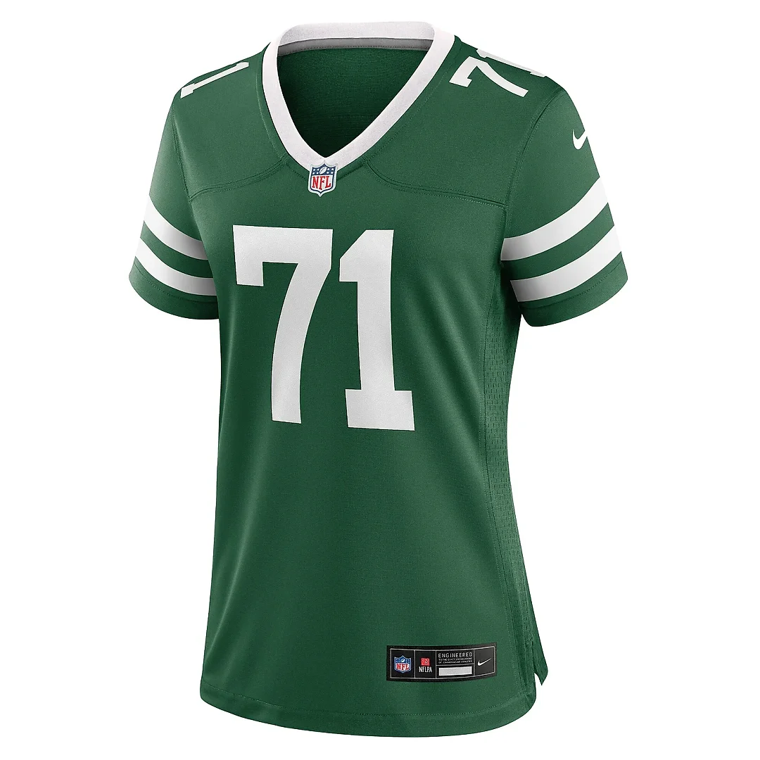Zennovawear Women's New York Jets Wes Schweitzer Legacy Green Team Game Jersey