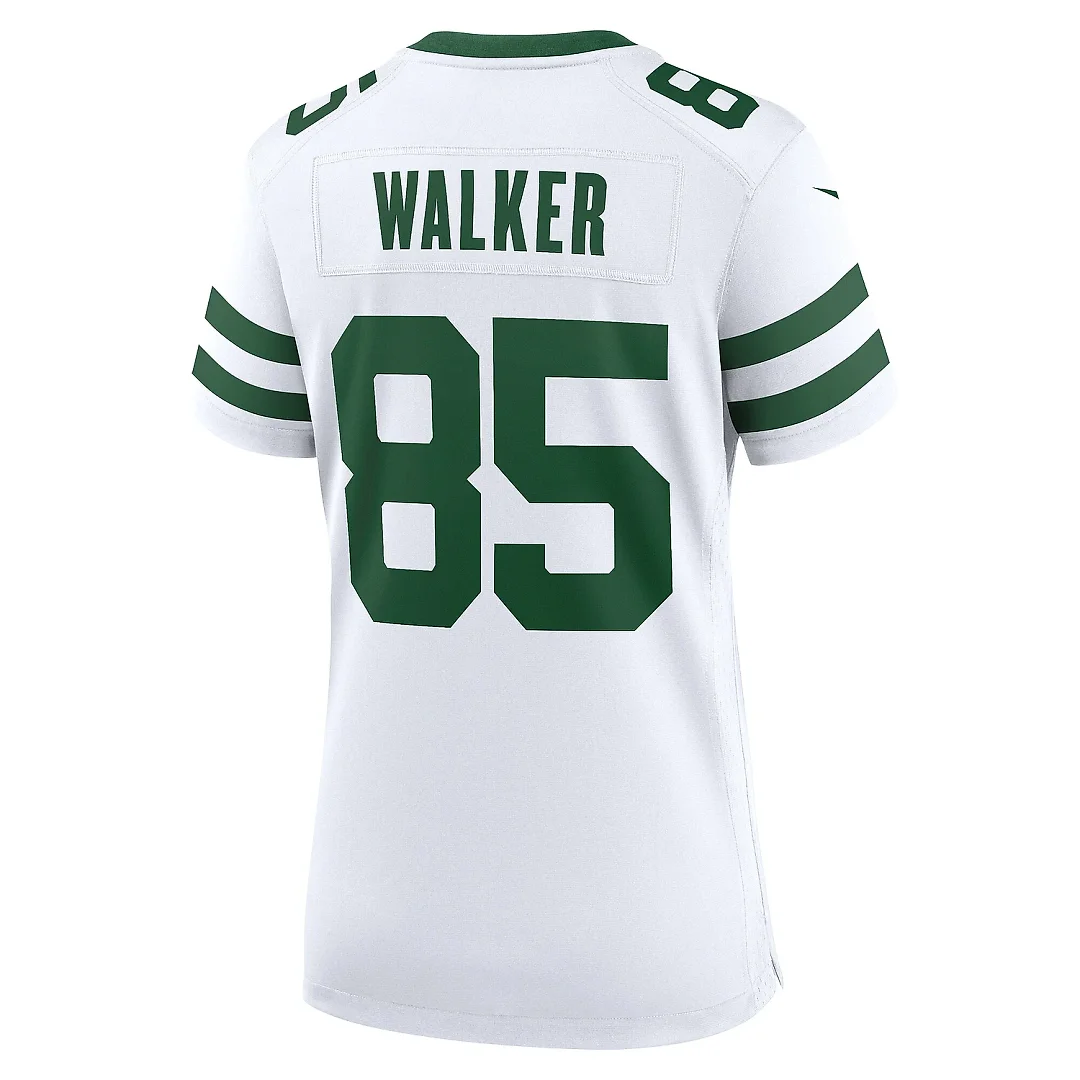 Zennovawear Women's New York Jets Wesley Walker White Legacy Retired Player Game Jersey
