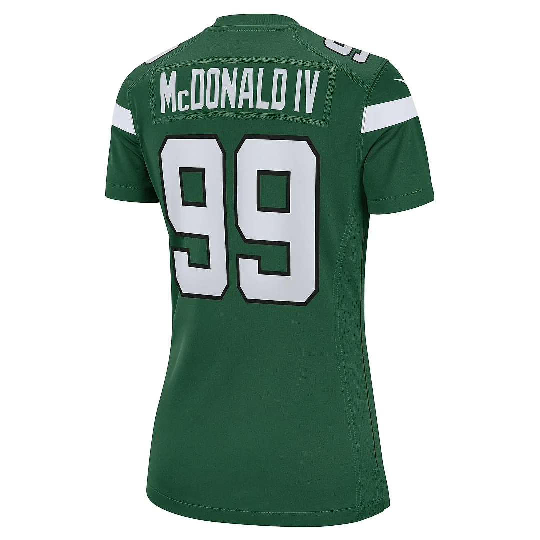 Zennovawear Women's New York Jets Will McDonald IV Gotham Green Game Jersey