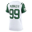 Zennovawear Women's New York Jets Will McDonald IV White Classic Alternate Player Game Jersey