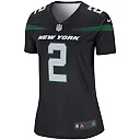 Zennovawear Women's New York Jets Zach Wilson Black Alternate Legend Player Performance Top