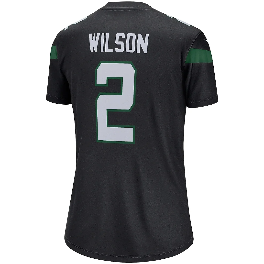 Zennovawear Women's New York Jets Zach Wilson Black Alternate Legend Player Performance Top