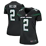 Zennovawear Women's New York Jets Zach Wilson Black Player Jersey