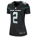 Zennovawear Women's New York Jets Zach Wilson Black Player Jersey