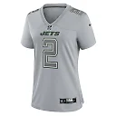 Zennovawear Women's New York Jets Zach Wilson Gray Atmosphere Fashion Game Jersey