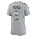 Zennovawear Women's New York Jets Zach Wilson Gray Atmosphere Fashion Game Jersey