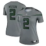 Zennovawear Women's New York Jets Zach Wilson Gray Inverted Legend Player Performance Top