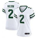 Zennovawear Women's New York Jets Zach Wilson Legacy White Game Jersey