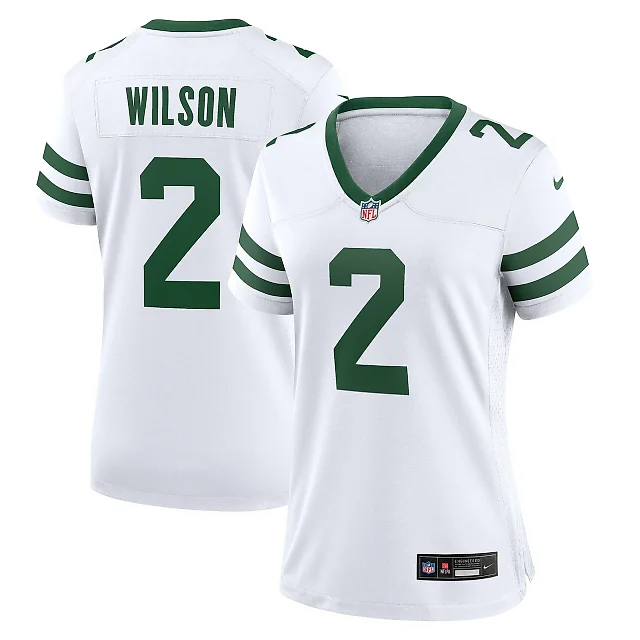 Zennovawear Women's New York Jets Zach Wilson Legacy White Game Jersey
