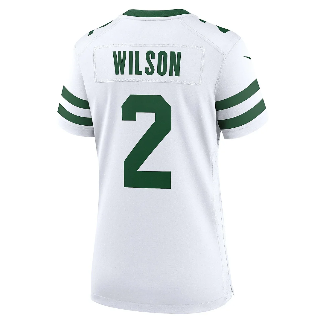 Zennovawear Women's New York Jets Zach Wilson Legacy White Game Jersey