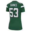 Zennovawear Women's New York Jets Zaire Barnes Gotham Green Game Jersey